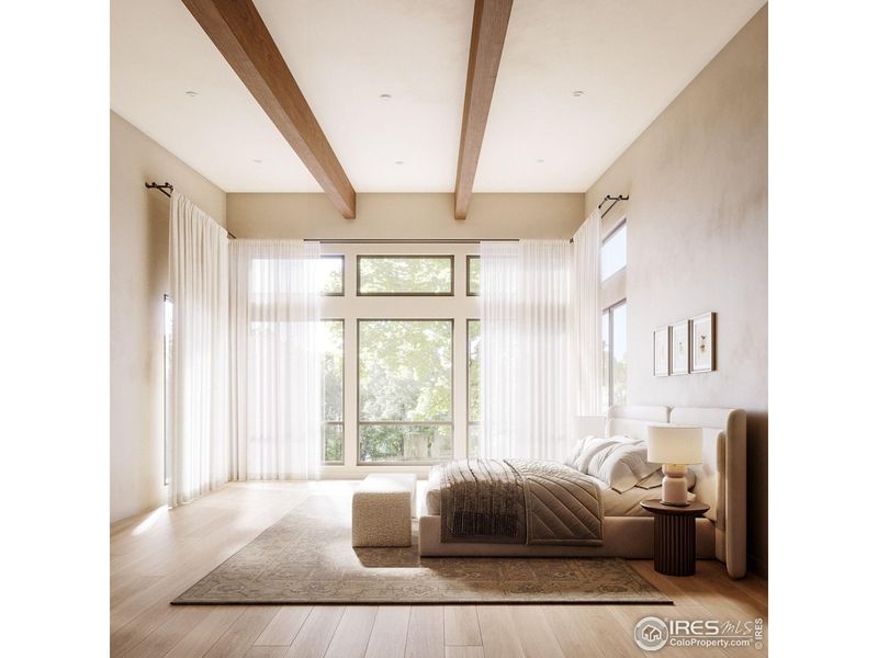 Furnished interior view inside a new home in , Boulder (Image 8).