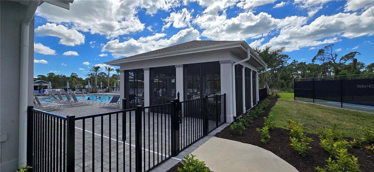Exterior details and patio area of a home in , Englewood (Image 22). Exterior details and patio area of a home in , Englewood (Image 22).