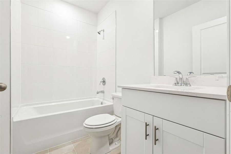 Furnished interior view inside a new home in Crosswinds - Classic Series, Haines City (Image 13). Furnished interior view inside a new home in Crosswinds - Classic Series, Haines City (Image 13).