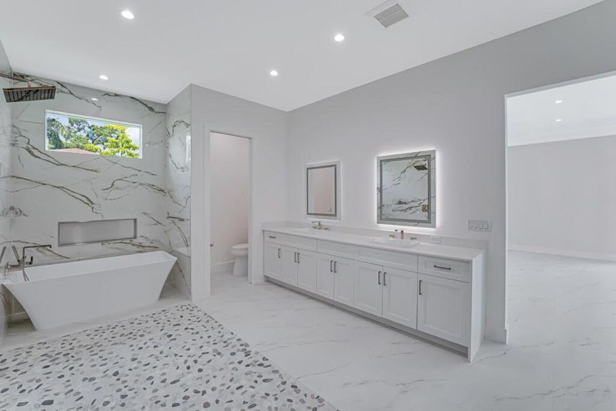 Furnished interior view inside a new home in , Lake Worth (Image 20).