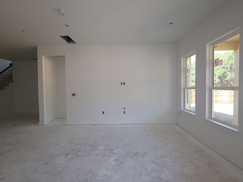 In-progress construction of a new home in Barksdale, Leander, TX (Image 33).