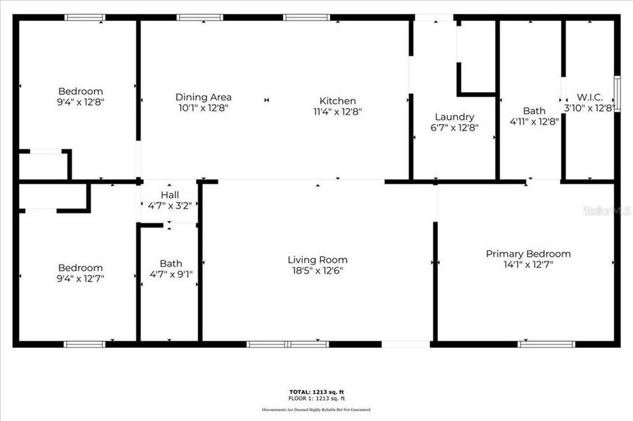 2D floor plan layout of this home in , Holiday, FL (Image 3).