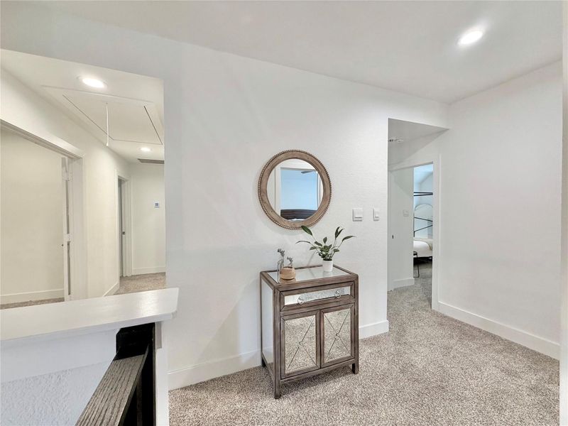 Furnished interior view inside a new home in Fosters Ridge 60's, Conroe (Image 33). Furnished interior view inside a new home in Fosters Ridge 60's, Conroe (Image 33).