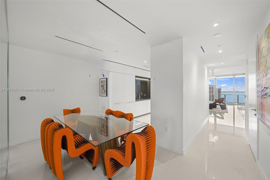 Furnished interior view inside a new home in Aston Martin Residences, Miami (Image 11).