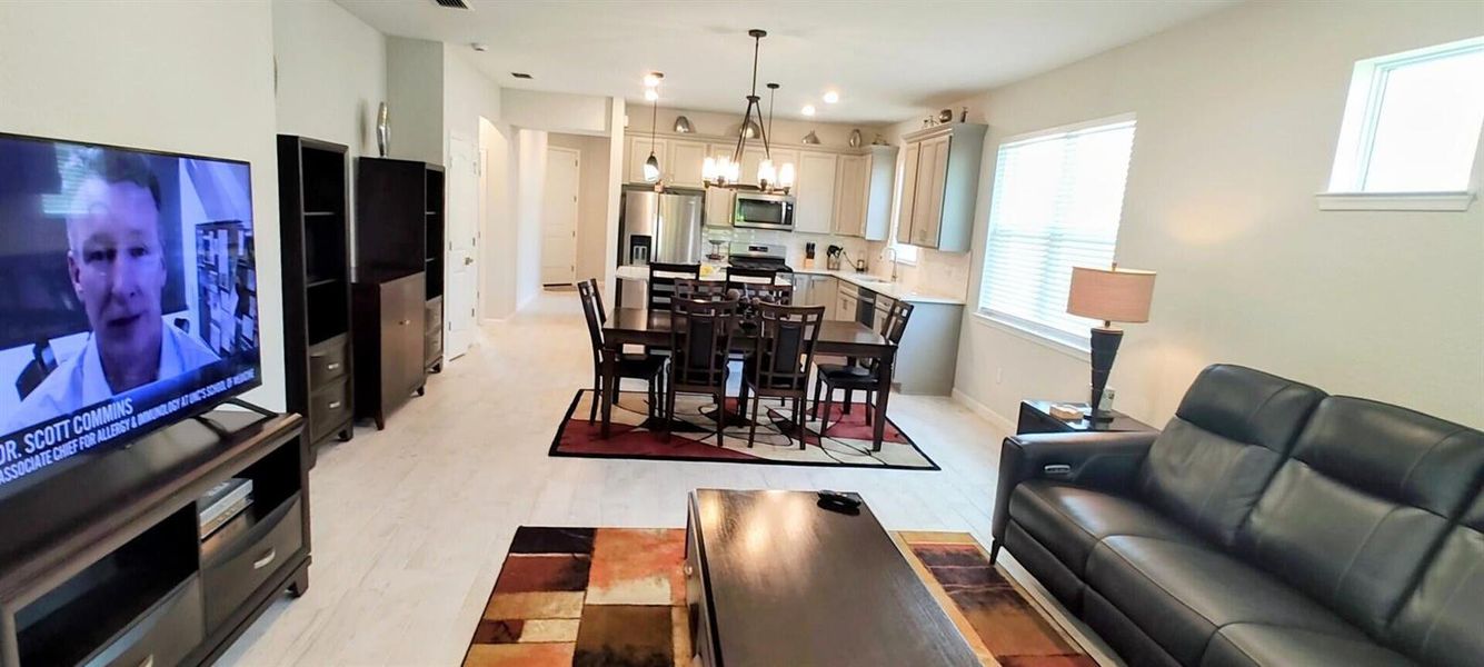 Living Area with view of Dining Area Living Area with view of Dining Area