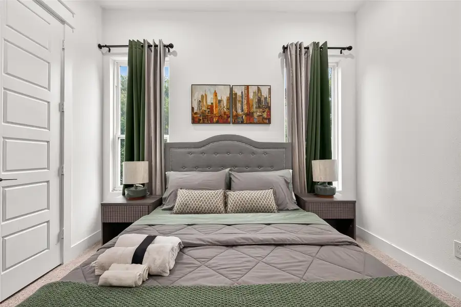 Furnished interior view inside a new home in , Houston (Image 8).