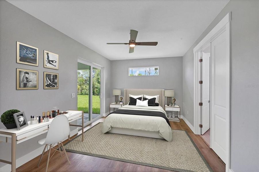 Furnished interior view inside a new home in , Port Charlotte (Image 7). Furnished interior view inside a new home in , Port Charlotte (Image 7).