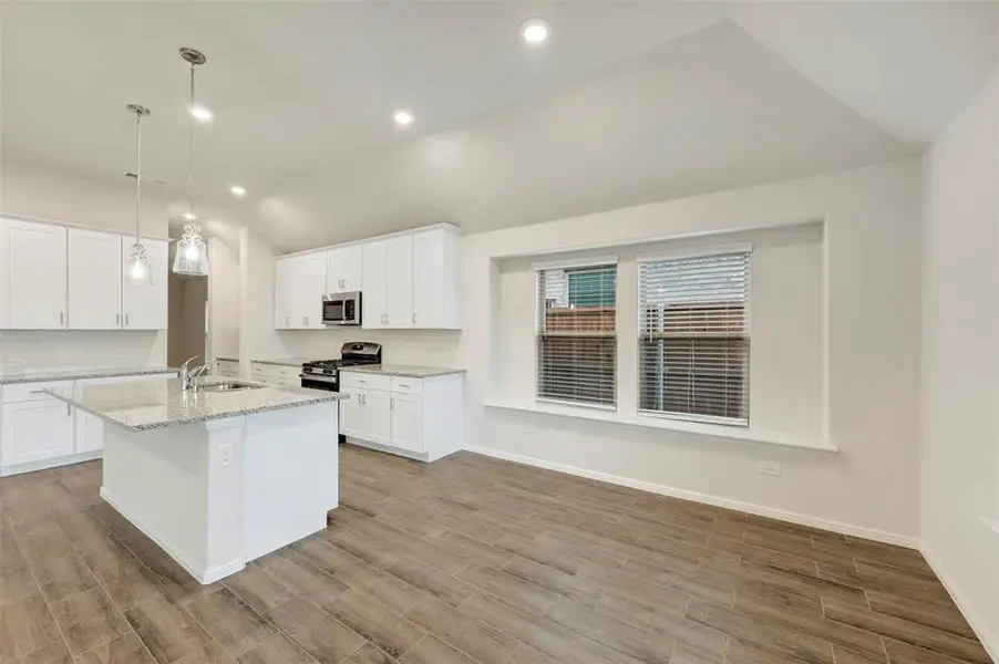 Furnished interior view inside a new home in The Preserve, Justin (Image 7).
