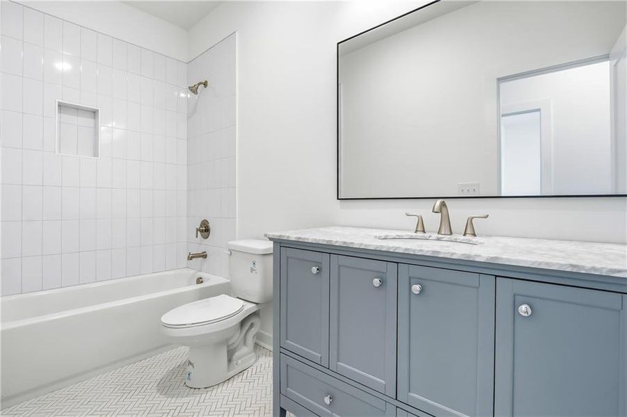 Furnished interior view inside a new home in , Atlanta (Image 5). Furnished interior view inside a new home in , Atlanta (Image 5).