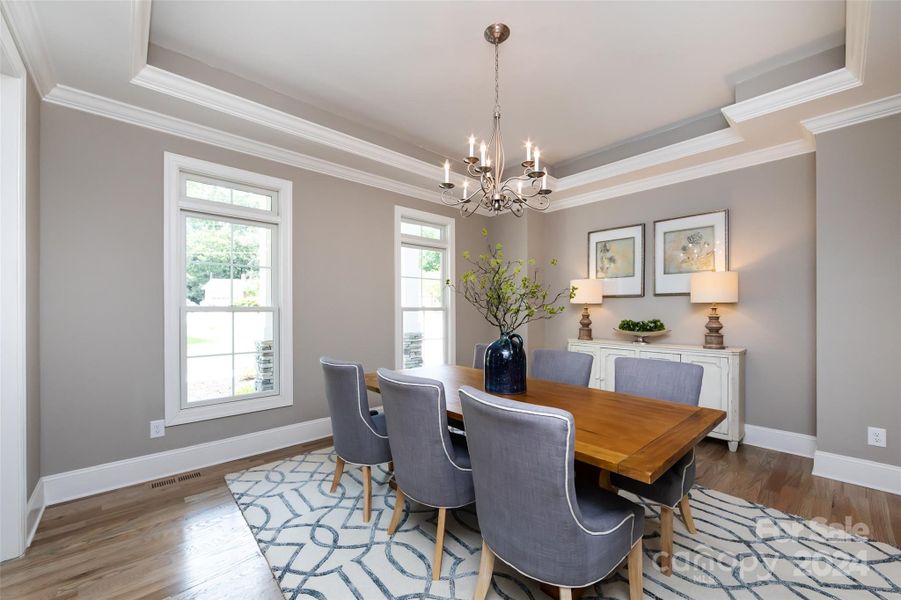 Dinning Room Photo is a representation of builders work on Completion of Home Next Door