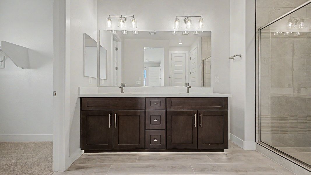 Furnished interior view inside a new home in Surprise City Center, Surprise (Image 38). Furnished interior view inside a new home in Surprise City Center, Surprise (Image 38).