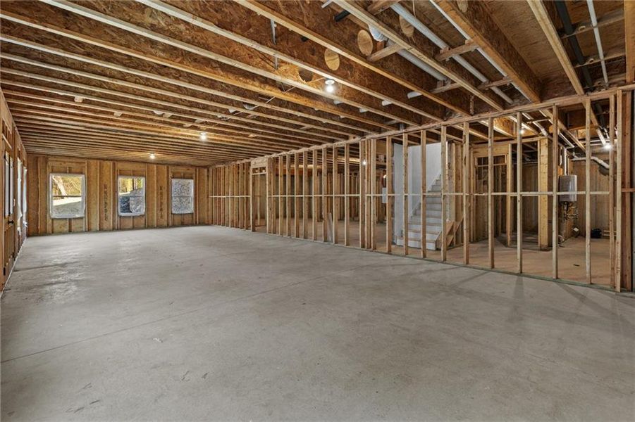 In-progress construction of a new home in , Buford, GA (Image 85).