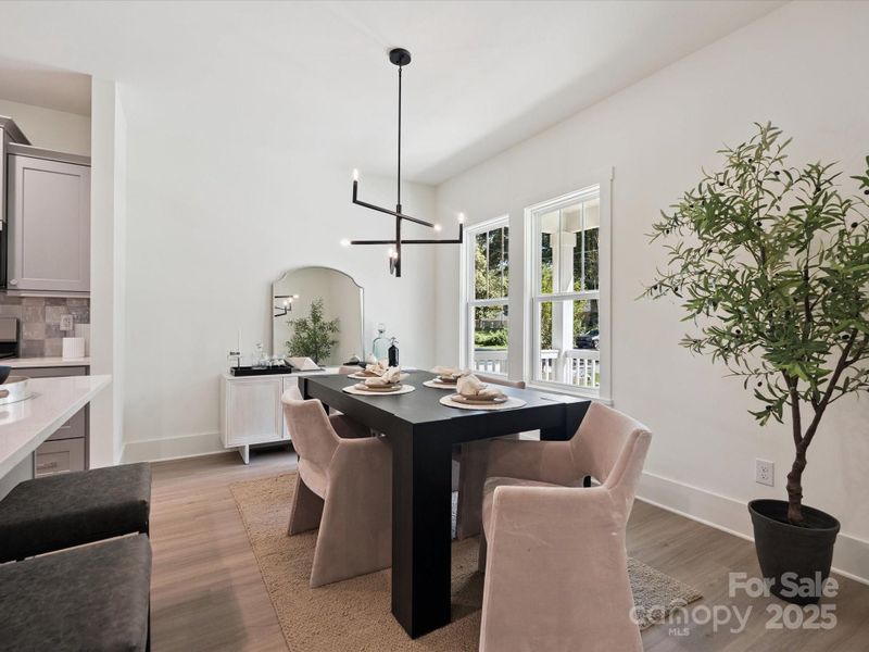 Furnished interior view inside a new home in , Charlotte (Image 12).