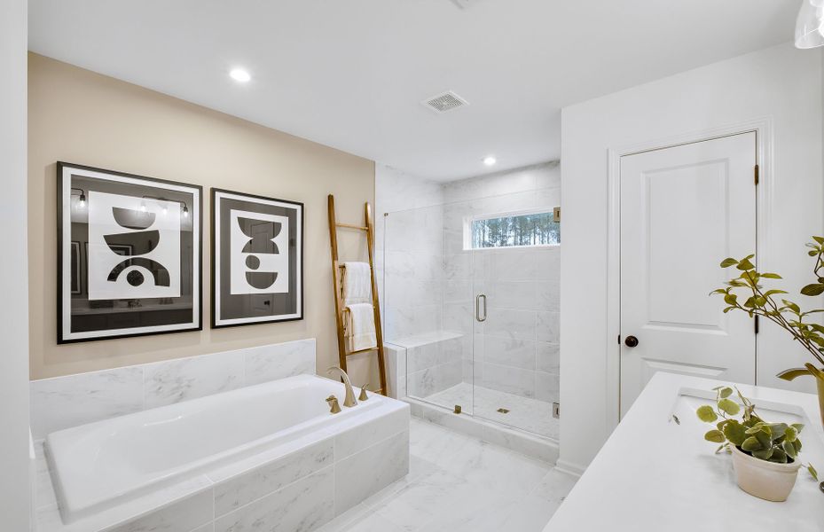 Representative furnished interior of a home built from the Cooper by Pulte Homes in Ansley Towns, Cumming (Image 3).