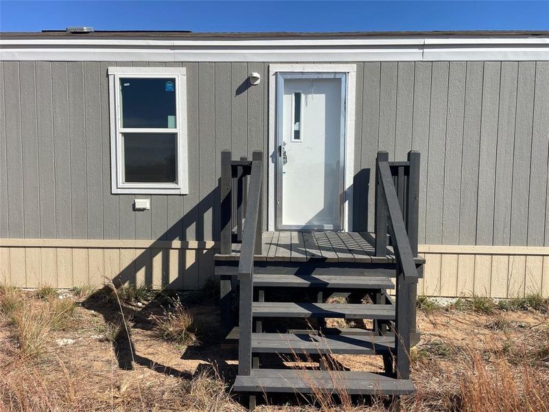 Exterior details and patio area of a home in , Hawley (Image 2). Exterior details and patio area of a home in , Hawley (Image 2).