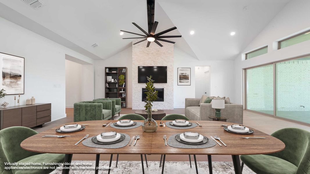 Representative furnished interior of a home built from the 585A by Britton Homes in The Tribute, The Colony (Image 5). Representative furnished interior of a home built from the 585A by Britton Homes in The Tribute, The Colony (Image 5).