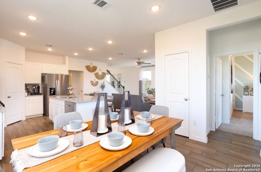 Furnished interior view inside a new home in Morgan Meadows, San Antonio (Image 11).