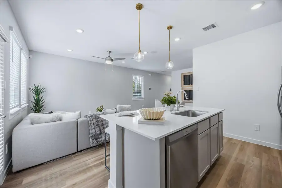 Furnished interior view inside a new home in Pinehaven, Houston (Image 13).