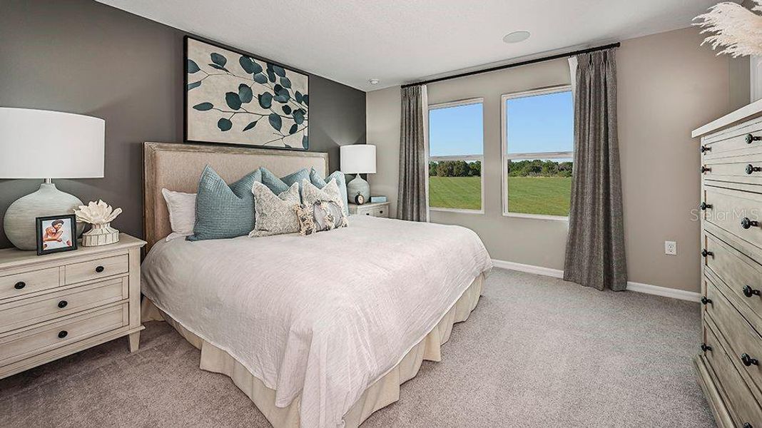 Furnished interior view inside a new home in Waterstone, Groveland (Image 9).