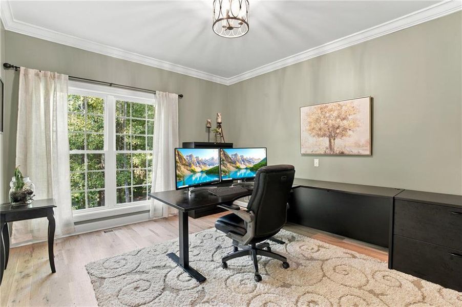 Furnished interior view inside a new home in , Auburn (Image 56).