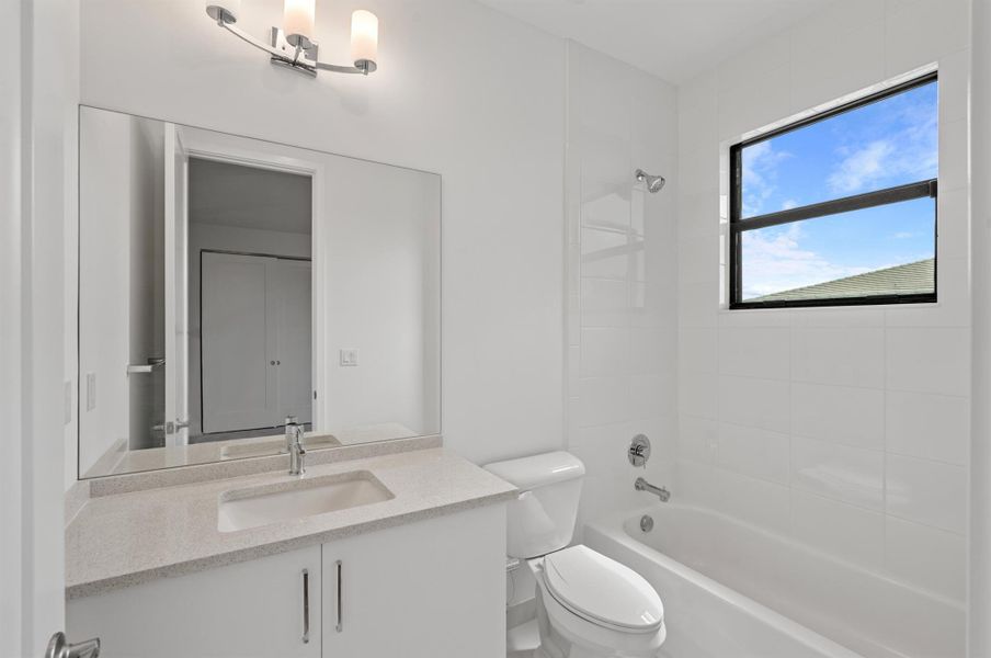 Furnished interior view inside a new home in , Boca Raton (Image 11). Furnished interior view inside a new home in , Boca Raton (Image 11).