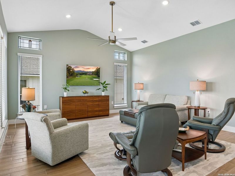 Furnished interior view inside a new home in Kissing Tree, San Marcos (Image 11). Furnished interior view inside a new home in Kissing Tree, San Marcos (Image 11).