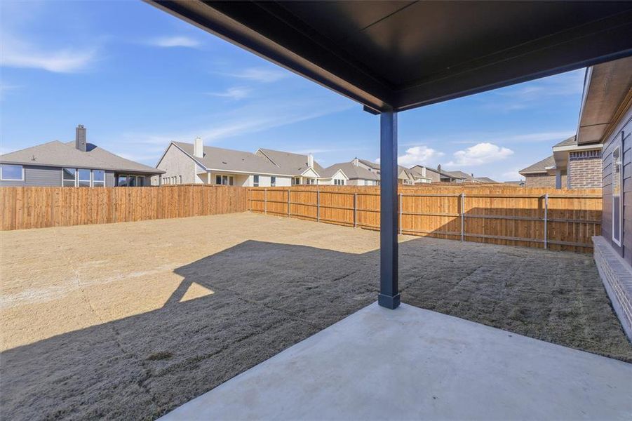 Exterior details and patio area of a home in Liberty Pointe, Gainesville (Image 19).