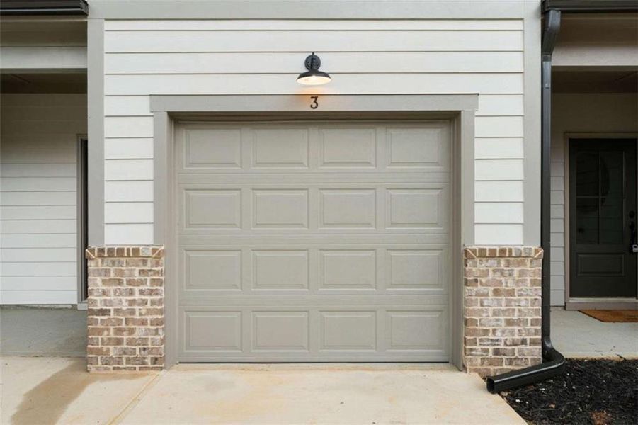 Exterior details and patio area of a home in , Cedartown (Image 40).