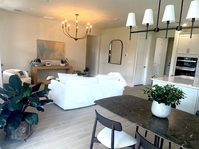 Furnished interior view inside a new home in Preserve at Waterway Village, Vero Beach (Image 17).