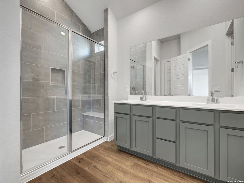 Furnished interior view inside a new home in , San Antonio (Image 10).