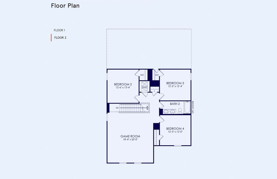 2D floor plan layout of this home in Mobberly Farms, Pilot Point, TX (Image 5). 2D floor plan layout of this home in Mobberly Farms, Pilot Point, TX (Image 5).