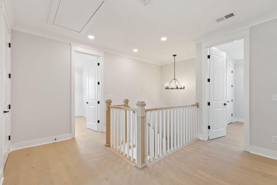 Spacious, unfurnished interior of a new home in Rivercroft, Awendaw (Image 44).