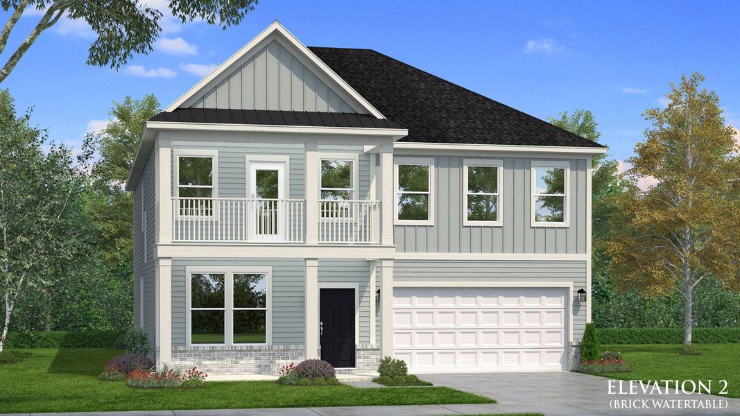 Representative exterior photo of a completed home built from the Brier Creek by DRB Homes in Reserve at Crowthorne, Zebulon, NC (Image 14). Representative exterior photo of a completed home built from the Brier Creek by DRB Homes in Reserve at Crowthorne, Zebulon, NC (Image 14).