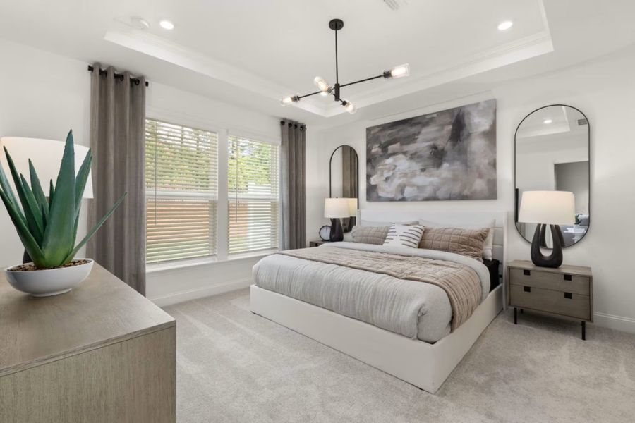 Representative furnished interior of a home built from the Cranbrook by Pulte Homes in Southport Meadows, Southport (Image 6).