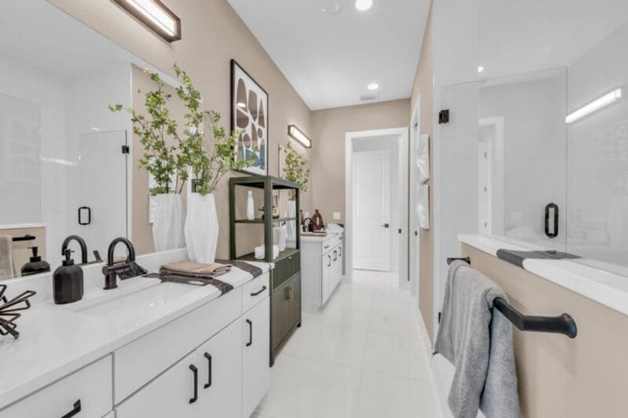 Representative furnished interior of a home built from the Silver Palm – Phase 2 by Medallion Home in Aqua, Bradenton (Image 63).