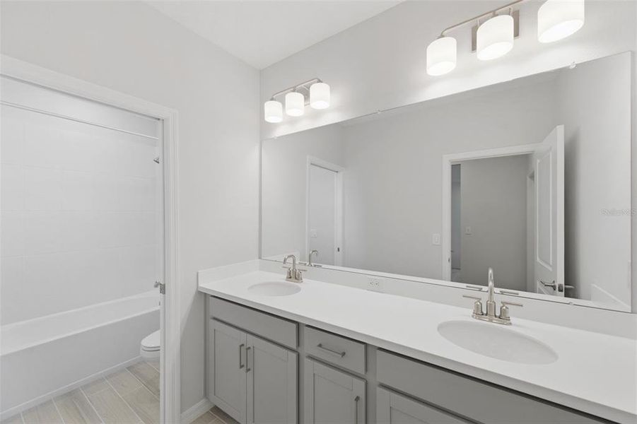 Furnished interior view inside a new home in Hammock at Two Rivers, Zephyrhills (Image 46).
