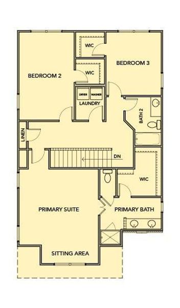2D floor plan layout of this home in Park Center Pointe, Mableton, GA (Image 2). 2D floor plan layout of this home in Park Center Pointe, Mableton, GA (Image 2).