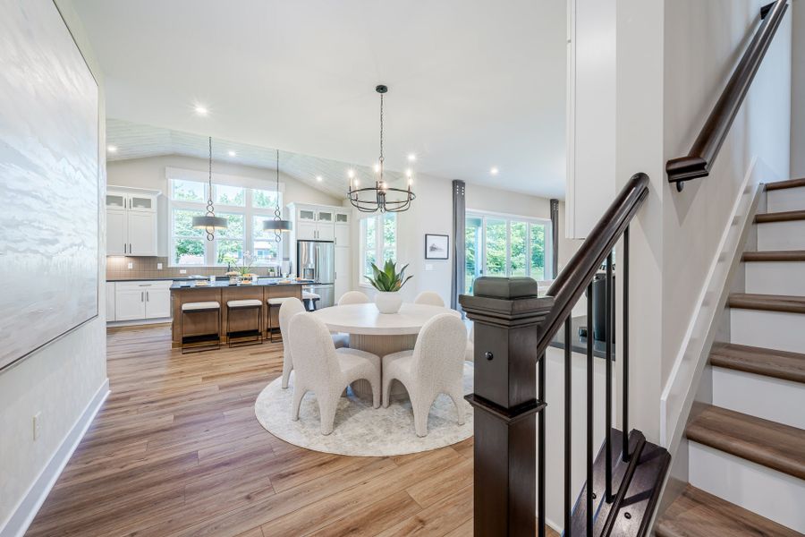 Representative furnished interior of a home built from the Beckett by Fischer Homes in Veranda Manor, Canton (Image 26).