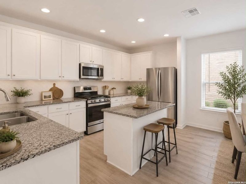 Furnished interior view inside a new home in , San Antonio (Image 11).