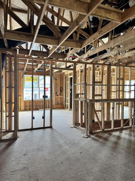 In-progress construction of a new home in Parker's Preserve, Ridgeville, SC (Image 23). In-progress construction of a new home in Parker's Preserve, Ridgeville, SC (Image 23).