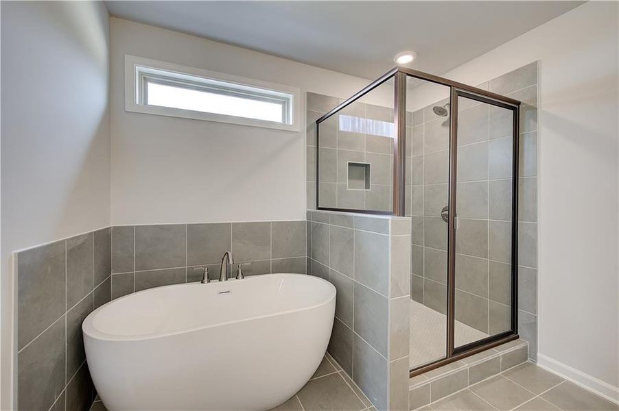 Furnished interior view inside a new home in Cambria at Traditions, Hampton (Image 14).