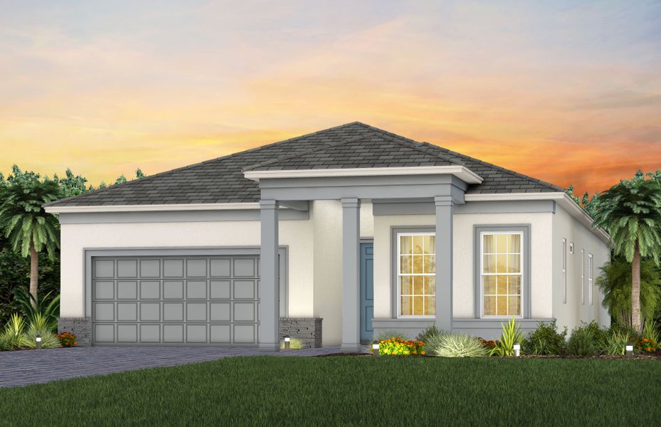 Representative exterior photo of a completed home built from the Concord by Pulte Homes in Highpointe, Stuart, FL (Image 21). Representative exterior photo of a completed home built from the Concord by Pulte Homes in Highpointe, Stuart, FL (Image 21).