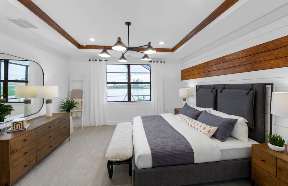 Furnished interior view inside a new home in Arbor Oaks, North Port (Image 12).