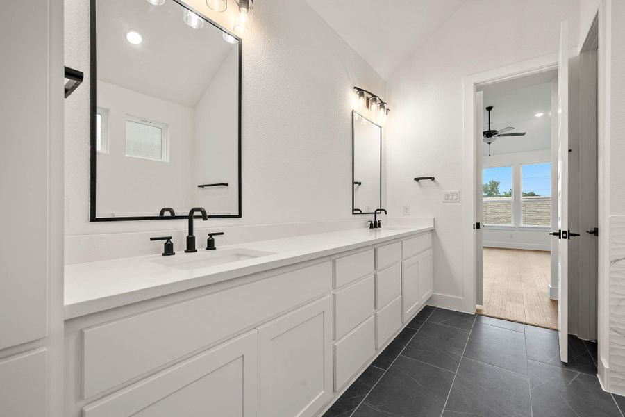 Furnished interior view inside a new home in Blackhawk in Pflugerville, Pflugerville (Image 9).