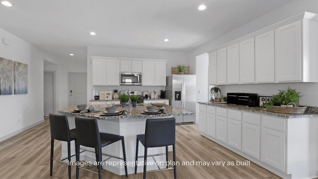 Furnished interior view inside a new home in Allen Farms, Lubbock (Image 11).
