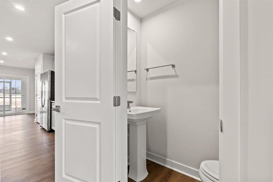 Furnished interior view inside a new home in Lakes at Riverbend, Navassa (Image 5).