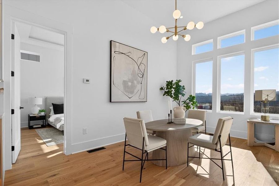Furnished interior view inside a new home in , Canton (Image 31).