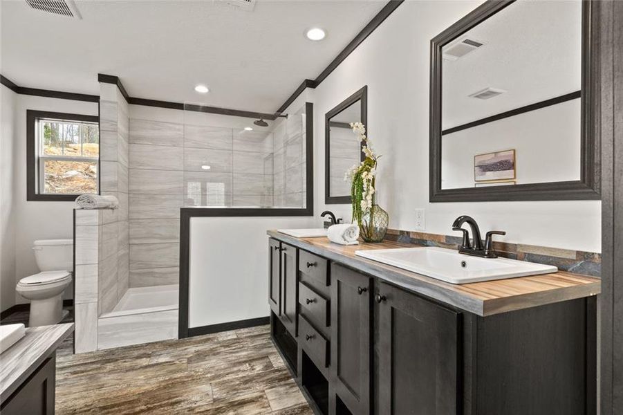 Furnished interior view inside a new home in , Waleska (Image 28). Furnished interior view inside a new home in , Waleska (Image 28).