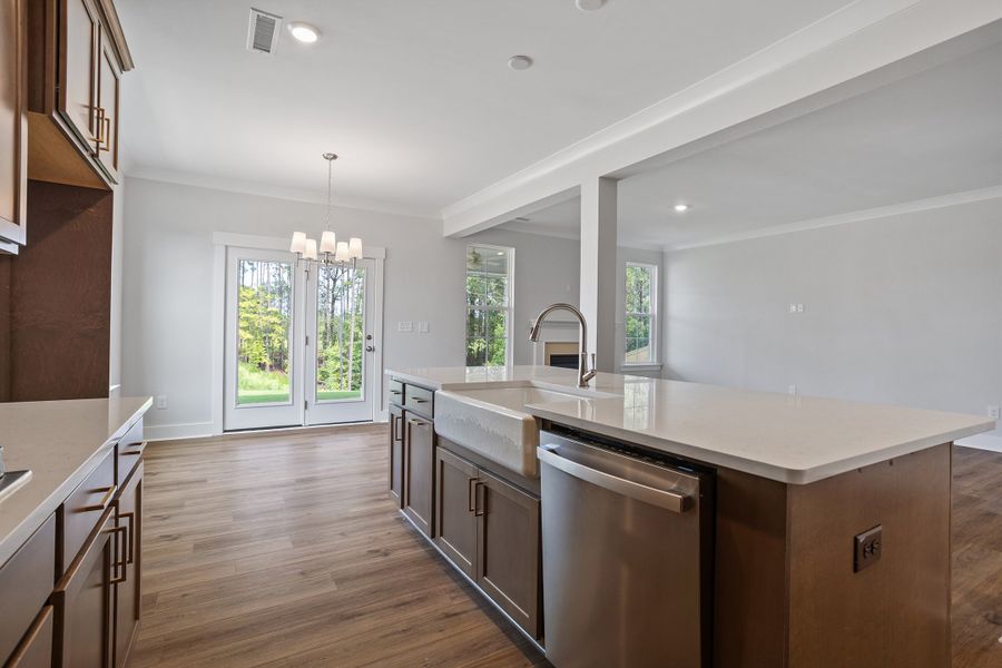Furnished interior view inside a new home in Sweetbrier, Durham (Image 7).