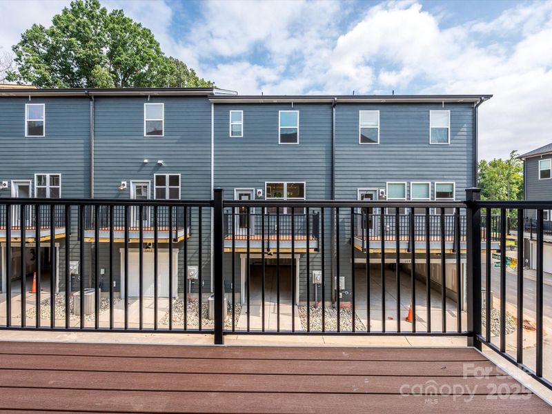 Second Story Outdoor Living Space.